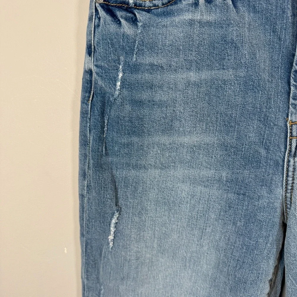 7 For All Mankind Jeans Ultra High Rise Dojo Raw Casual Festival‎ Boho Blue 30